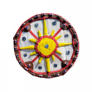 Vintage Bamileke Wandbehänge aus Ton