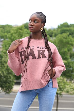 Pullover "What About Barb" – Altrosa